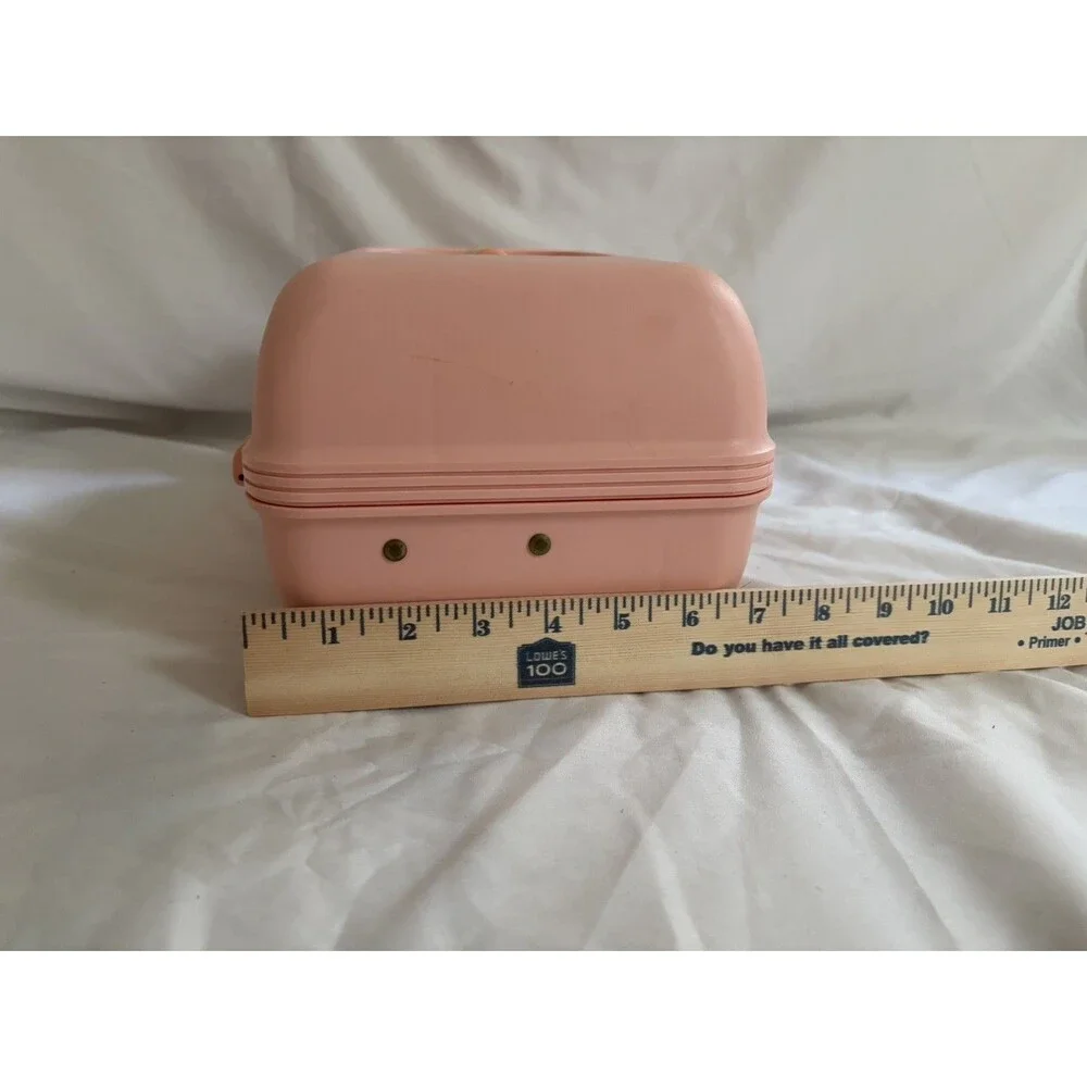 Vintage 90s Pink Caboodles Makeup Jewelry Carrying Case #2425 Organizer Y2K
